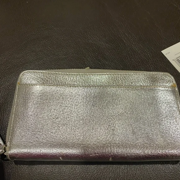 Kate spade tarrytown metallic silver wallet - Picture 6 of 13